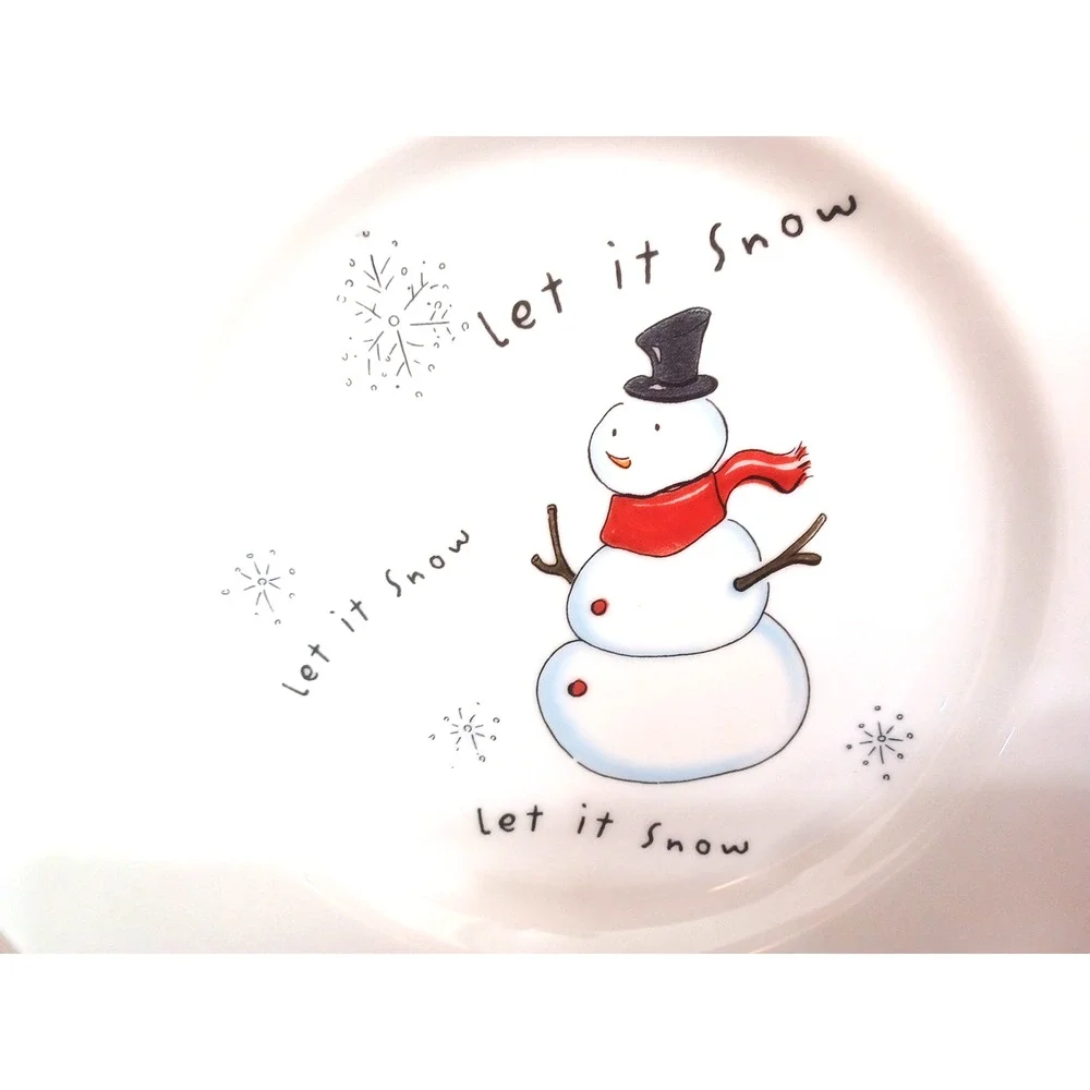Pottery Barn Let It Snow Christmas Holiday Cheer 8